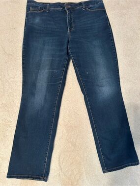 Bandolino Indigo Straight Leg Amy Jeans